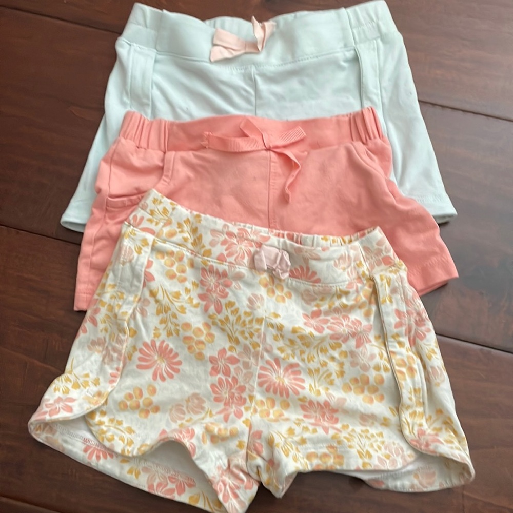 Set of 3 shorts - girls 12 months